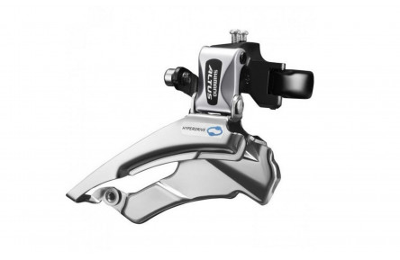 Перемикач перед. під трубу 34,9мм (адаптер 31,8) в+н/тяга верхн. хомут SHIMANO Altus FD-M313