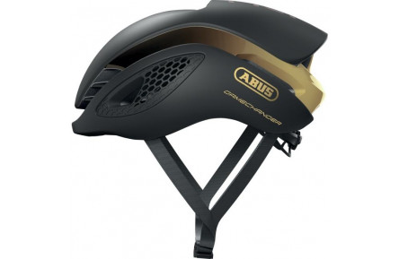 Велошолом спортивный ABUS GAMECHANGER Black Gold S (51-55 см)