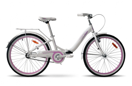 Велосипед VNC 2023 24" Angely AC V9ACF-2429-WP 29см (1186) складной white/pink