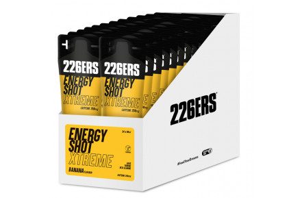 Гель 226ERS Energy Shot XTREM 250мг кофеина банан 60г 24шт/уп 1440г