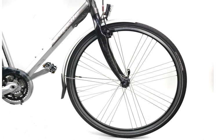 Городской велосипед Gazelle Noble 28" XL серый Б/У