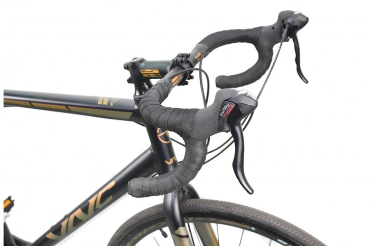 Шосейний велосипед VNC Prime Racer 28" L чорно-бронзовий Б/В