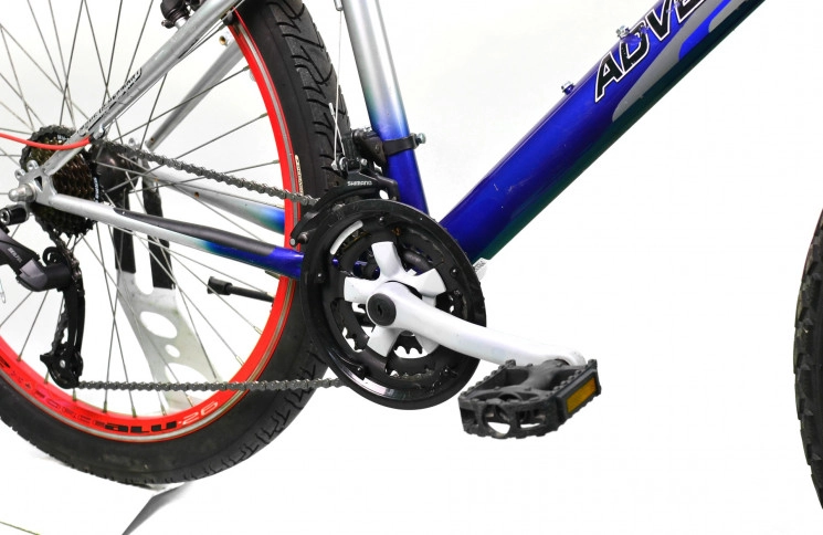 Горный велосипед Adventure FDX 700 26" L серо-синий Б/У