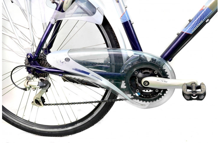 Гібридний велосипед Gazelle Medeo 28" XL сріблястий Б/В