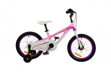 Велосипед дитячий RoyalBaby Chipmunk MOON 14", Магній, OFFICIAL UA, рожевий