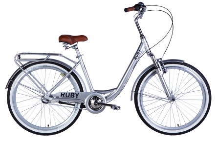 Велосипед Dorozhnik RUBY PH AL 26" 17" светло-серебристый 2025