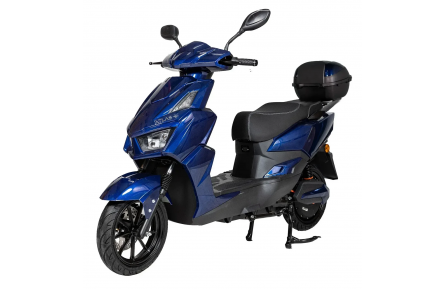 Електроскутер ATLAS Tiger Box (2000Вт, 72В, 20 Аг) 17" синьо-блакитний