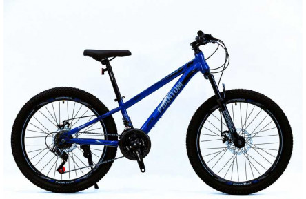 Велосипед Спортивний Corso 24" дюймів «PHANTOM» PH-62314 (1) рама сталева 11’’, обладнання SunRun 21 швидкість, зібран на 75