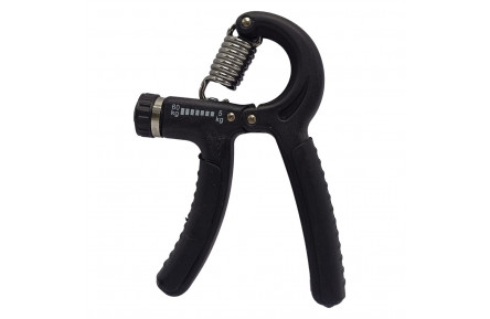 Еспандер кистьовий пружинний з регульованим навантаженням MS 4122-4(Black-1) навантаження 5-60 кг