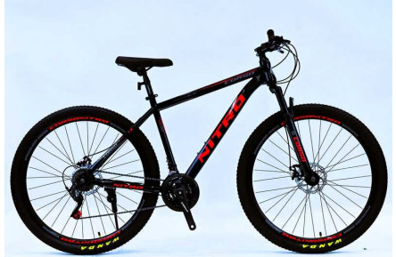 Велоcипед Спортивний Corso «NITRO» 29" дюймів NT-29106 (1) рама сталева 19", обладнання SunRun швидкість 21, зібран на 75