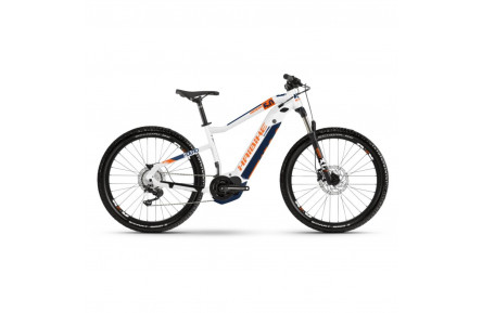 Электровелосипед Haibike SDURO HardSeven 5.0 i500Wh 10 s. Deore 27.5", L, бело-оранжево-синий, 2020