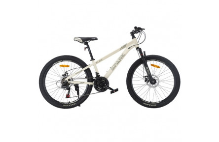 Велосипед SPARK FLEX 24" ал12 ам диск кремовий