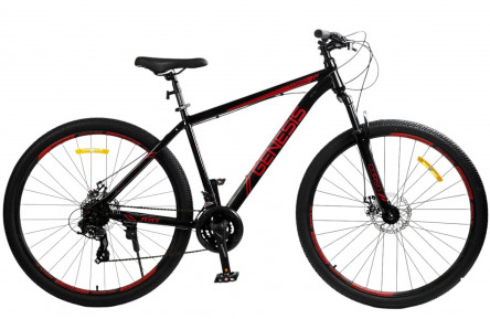 Велосипед Corso 29" Genesis GN-29867 19" черно-красный