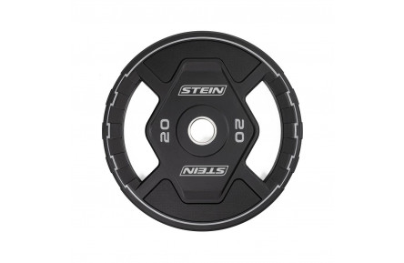 Диски полиуретановые черные 20 кг. Stein. PL1059-20