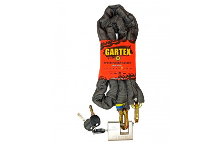 Протиугінний ланцюг (велозамок) Gartex S2 2000x8 мм 003