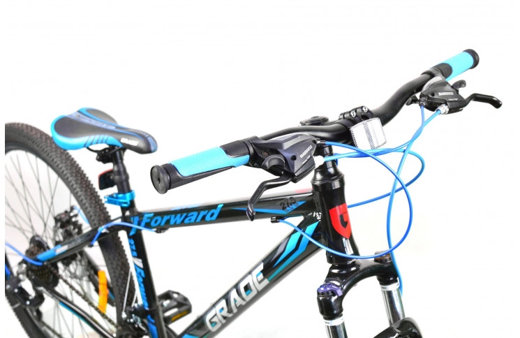 Велосипед 27.5" Grade Forward DD, 15", черно-синий