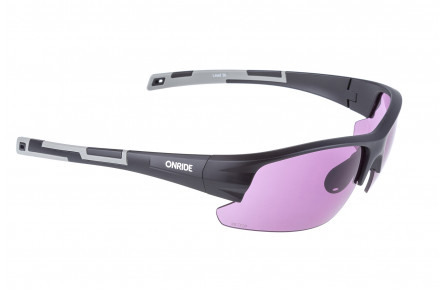 Окуляри ONRIDE Lead 30 чорні з лінзами HD purple (19%)