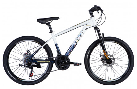 Горный велосипед SPACE-036 DD 2024 24'' XS бело-синий