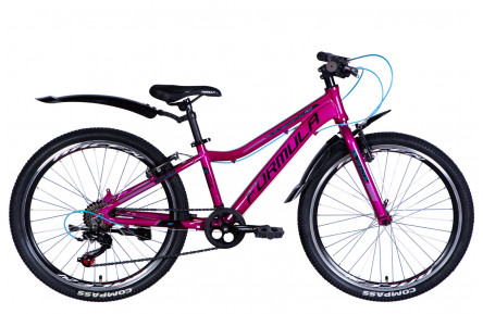 Велосипед AL 24" Formula ACID Vbr рама- " с крылом Pl 2024 (розовый) 