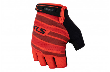 Перчатки с короткими пальцами KLS Factor 022 красный XXL
