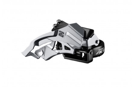 Перемикач перед. під трубу 34,9мм (адаптер 31,8) в+н/тяга нижн. хомут SHIMANO Асера FD-M3000