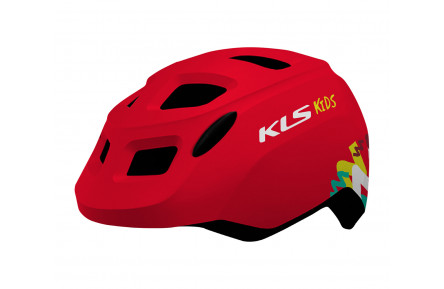 Шлем детский KLS Zigzag 022 красный S (49-53 см)