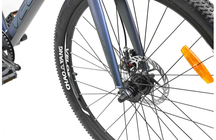 Підлітковий велосипед Veloz Sports 6.1 2024 26" 15" сірий матовий