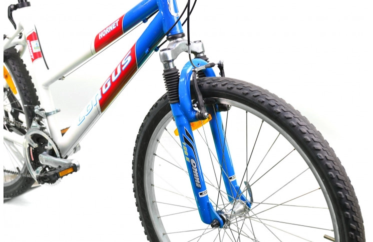 Горный велосипед Longus Hornet 26" M бело-красно-синий Б/У