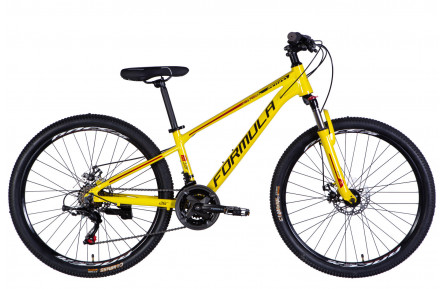 Велосипед AL 26" Formula MOTION DD FR рама-13" жовтий з чорним 2026