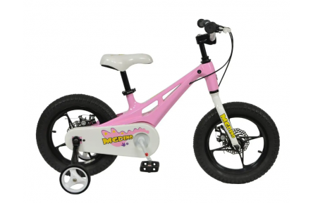 Новий Дитячий велосипед 14" RoyalBaby MG Dino, рожевий