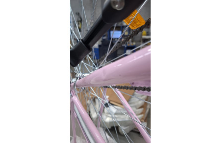 Велосипед уцененный ST 28" Dorozhnik RETRO Velosteel рама-19" светло-розовый 2025
