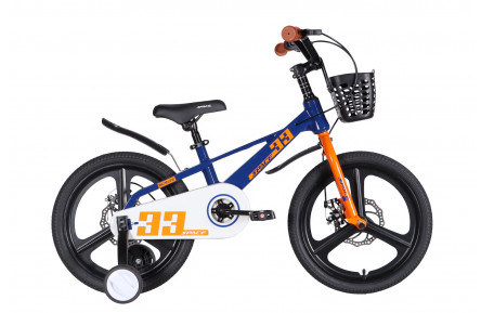 Велосипед MG 18" SPACE KID ORION DD рама-10" синiй з помаранчевим 2026