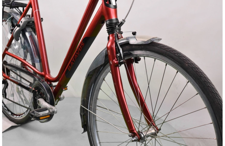 Гибридный велосипед Batavus Ventoux Easy 28" L красный Б/У