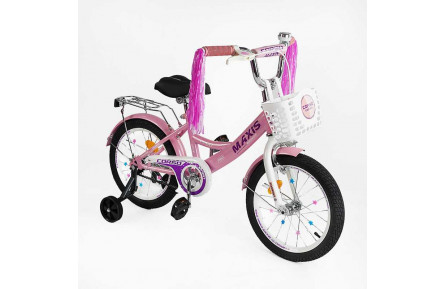 Велосипед 18" 2-х колесный "CORSO" MAXIS CL-18699, дополнительные колеса