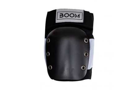 Защита для колен Boom Solid Black/Silver L