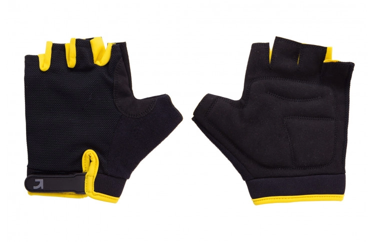 Перчатки Green Cycle SIMPLA 2 без пальцев L черно-желтые