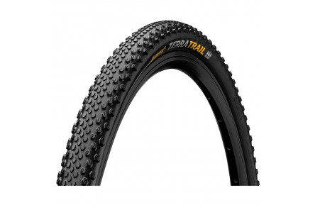 Покрышка бескамерная Continental Terra Trail ShieldWall 28" | 700 x 35C | 28 x 1.35 черная, складная, skin SL