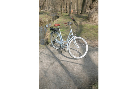 Велосипед з електроприводом 28" ST Dorozhnik eRETRO Vbr FR рама-19" 36B 12.5А*г 500Вт бірюзово-зелений PANTONE 5435 C 2025