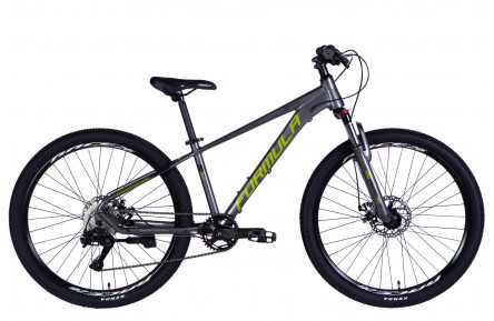 Велосипед AL 26" Formula ZEPHYR 3.0 DD CS рама-14" сірий з зеленим 2026