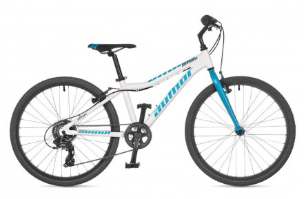 Велосипед Author Ultima 2023-24 24" 12.5" білий/блакитний