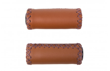 Гріпси м'які 85мм без додаткового кріплення коричневий () BRAVVOS FL-540-1 штучна шкіра