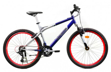 Гірський велосипед Adventure FDX 700 26" L сіро-синій Б/В