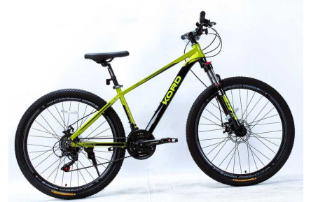 Велоcипед Спортивний Corso «Kord» 27.5" дюймів KD-27094 (1) рама алюмінієва 15.5’’, обладнання Shimano 21 швидкість, зібран на 75