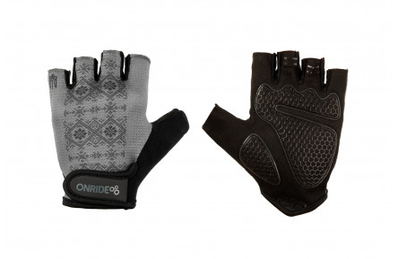 Рукавички ONRIDE Hold 20 Ornament колір сірий розмір XL
