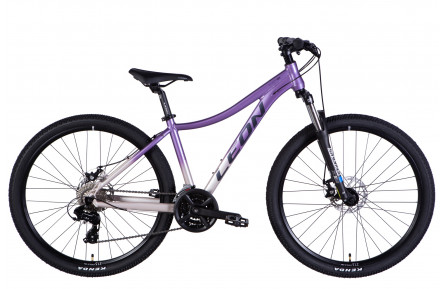 Велосипед AL 27,5" Leon XC LADY 105 DD CS рама-16" бузковий зі сріблястим 2025