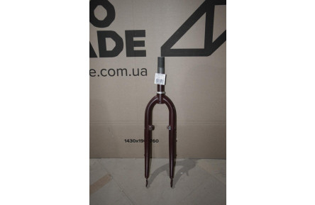 Вилка 26" ST 1-1/8" різьб. шток-156мм темно-червоний (пошкодження ЛКП)