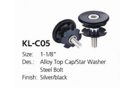 Кришка рульової колонки 1-1/8" з якорем Kenli KL-C05