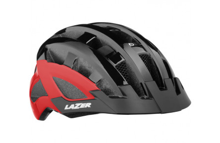 Шлем Lazer Compact dxl черно-красный