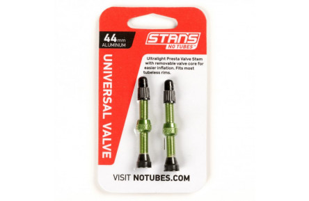 Бескамерный ниппель Stan&#039;s Notubes FV 44мм (2шт на блистере) зеленые