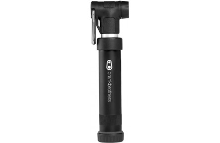Мининасос Crankbrothers GEM S, алюминиевый, 100+ psi / 7+ bar, черный